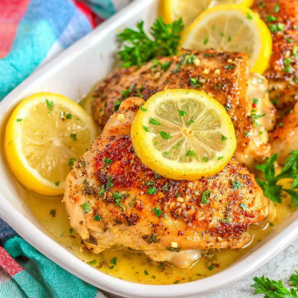 SLOW COOKER LEMON CHICKEN