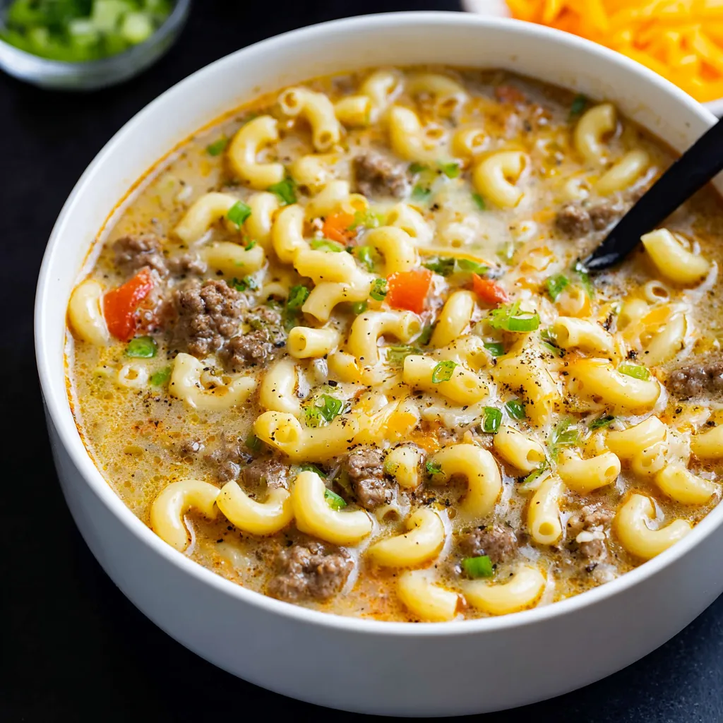 CHEESEBURGER SOUP: ONE-POT HEAVEN
