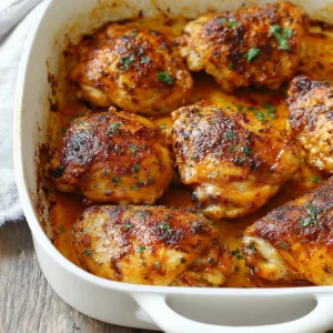 JUICY OVEN CHICKEN THIGHS
