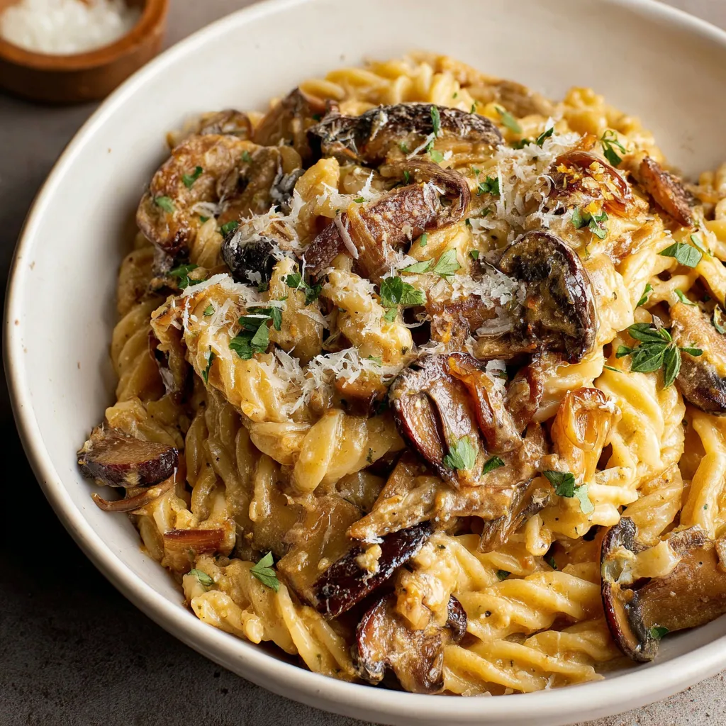 ULTIMATE LEEK MUSHROOM PASTA