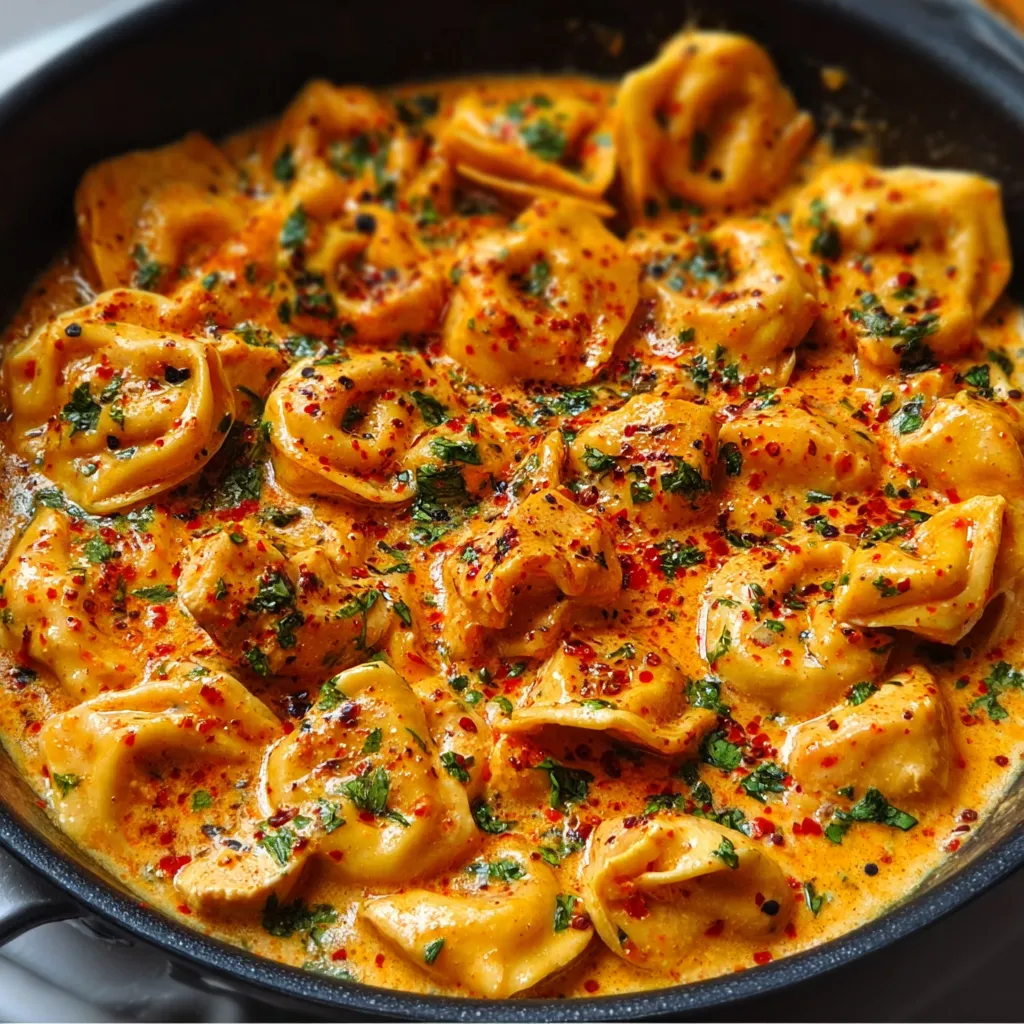 Alt text for second content image about Spicy Garlic Butter Chicken Tortellini