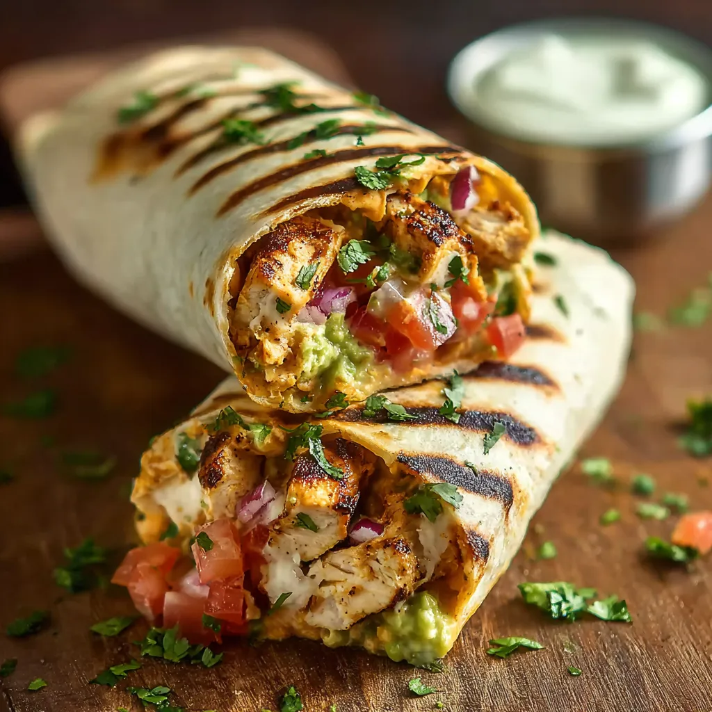 A delicious Chipotle Ranch Grilled Chicken Burrito is pictured in this article's second content image.