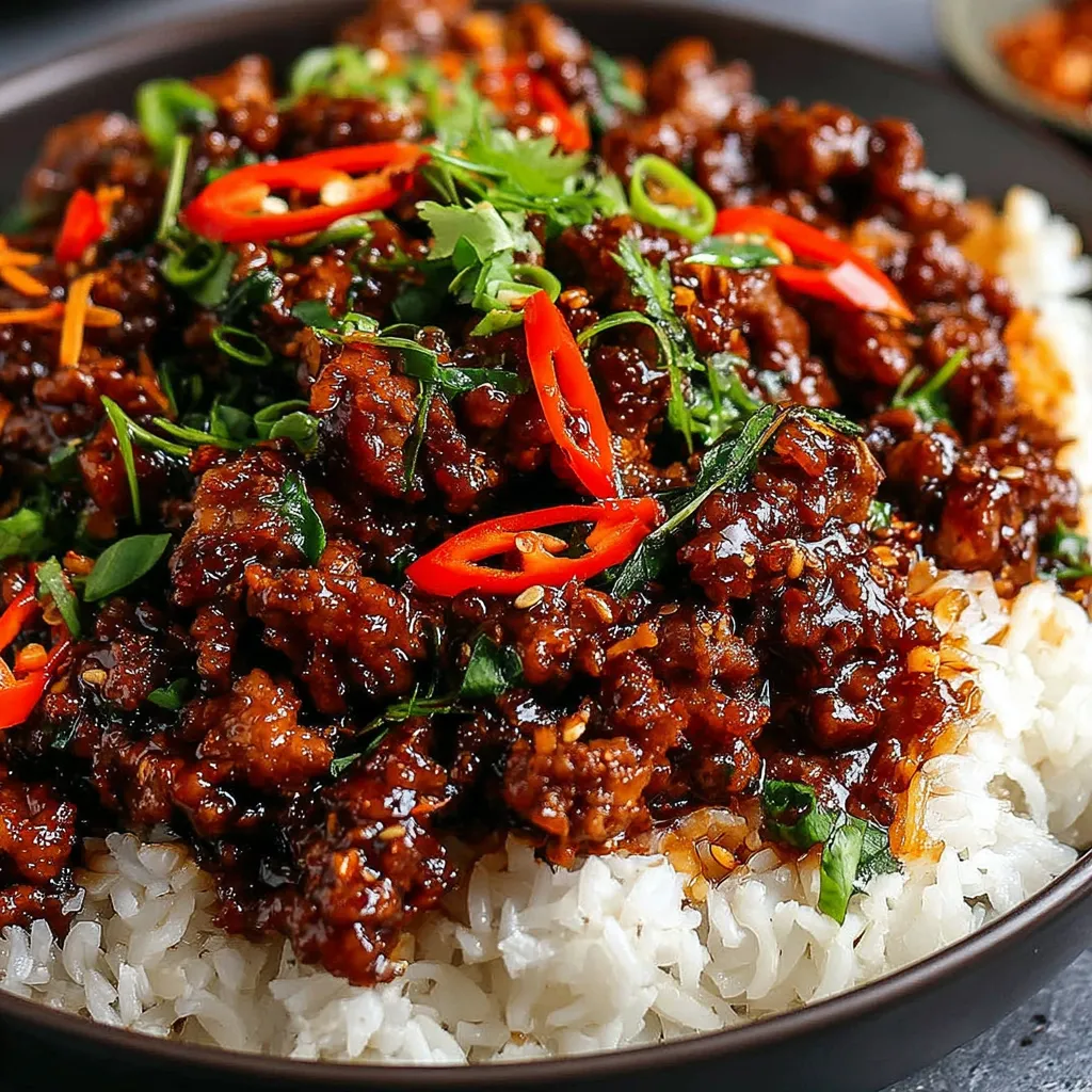 BEST CHILLI BEEF RICE