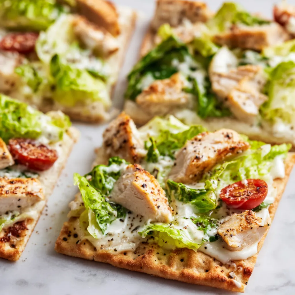 CHICKEN CAESAR FLATBREAD PERFECT RECIPE