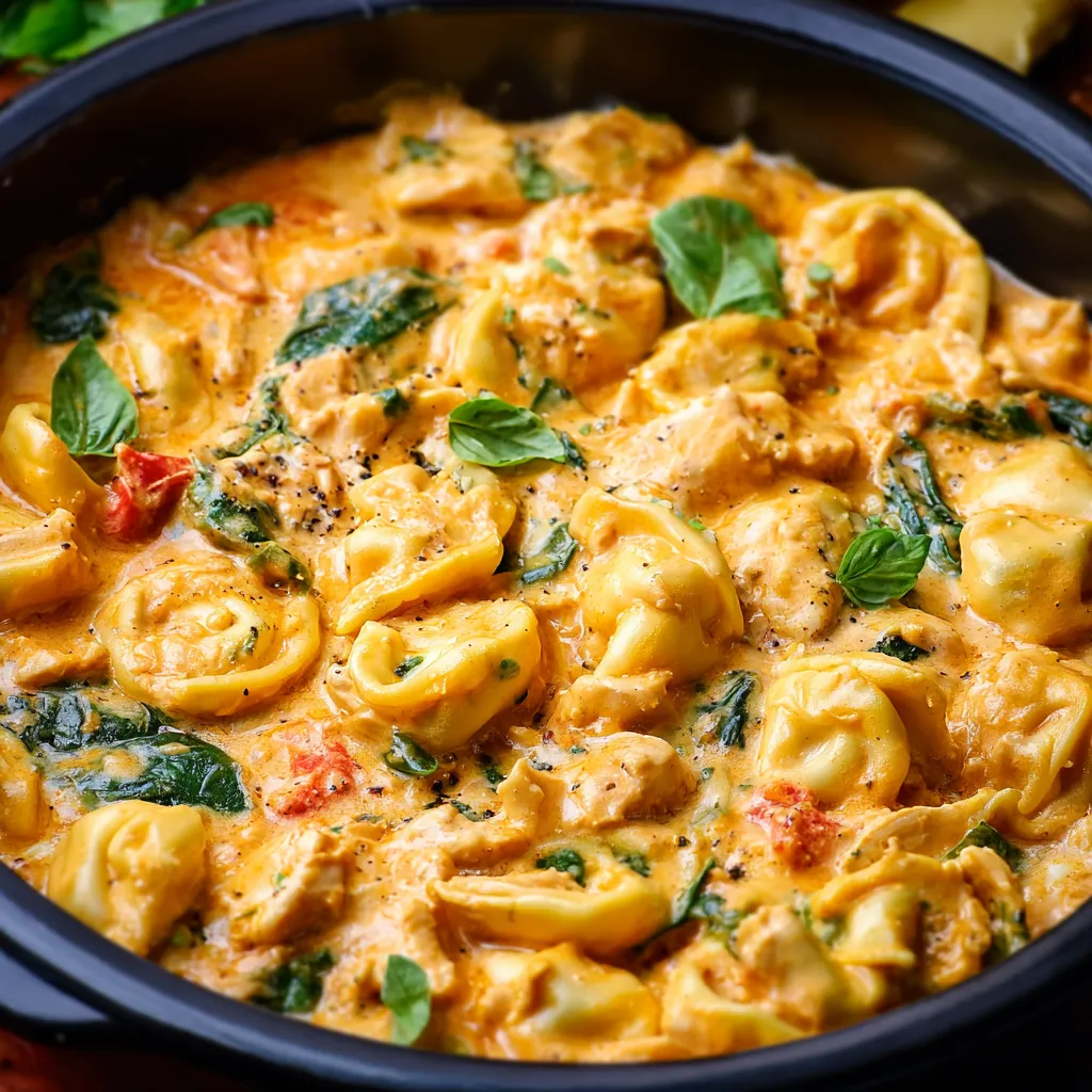 CROCKPOT CHICKEN TORTELLINI ULTIMATE EASY