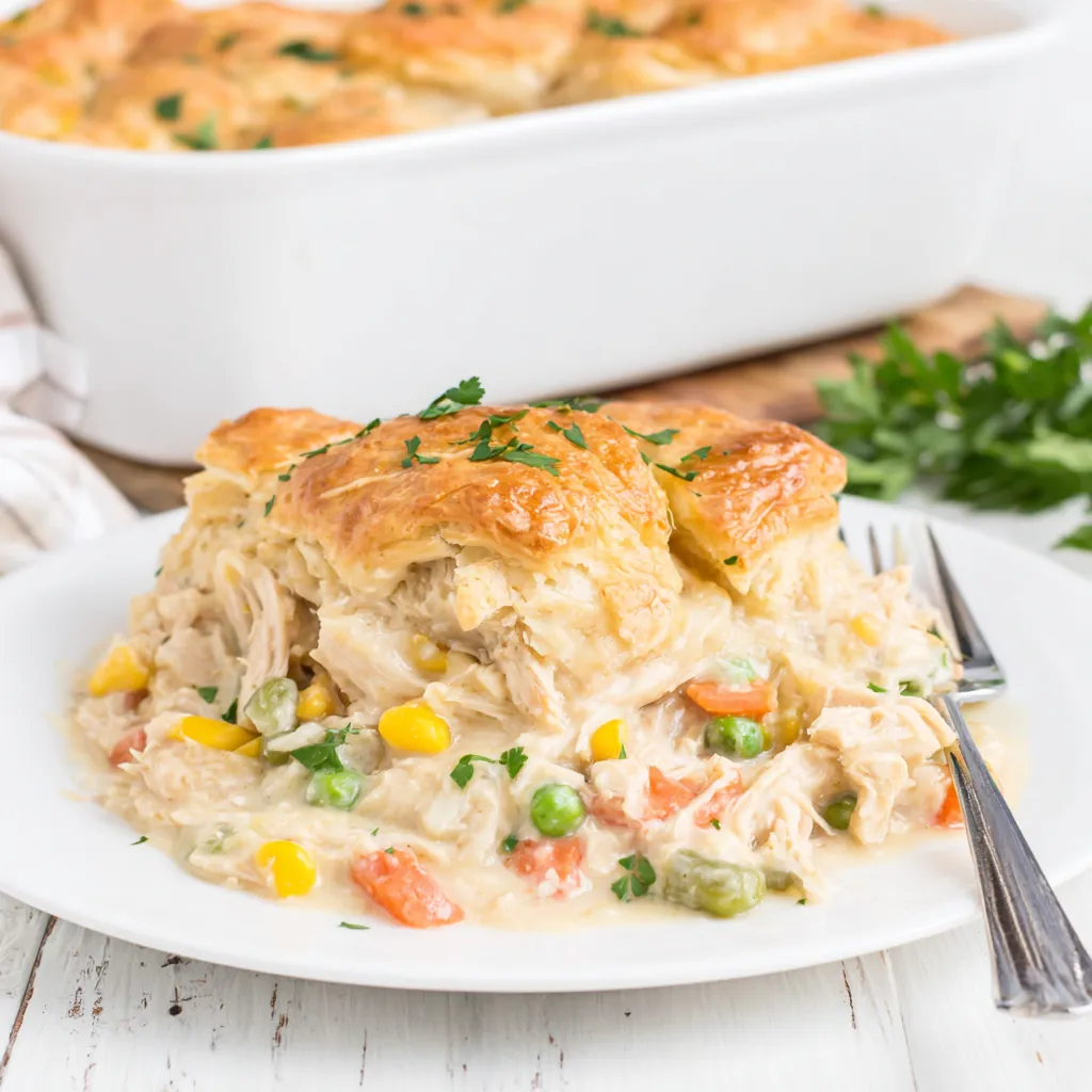 EASY CHICKEN POT PIE CASSEROLE