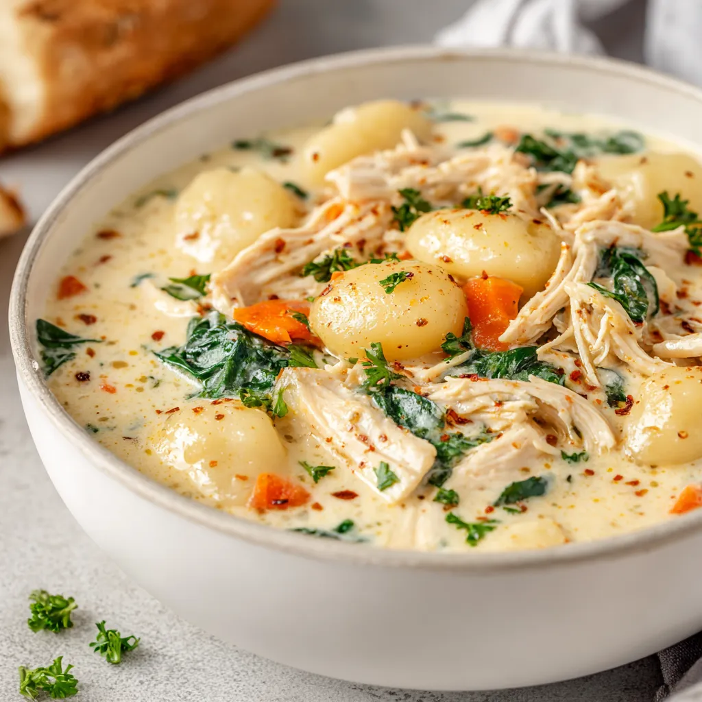 EASY ROTISSERIE CHICKEN GNOCCHI SOUP
