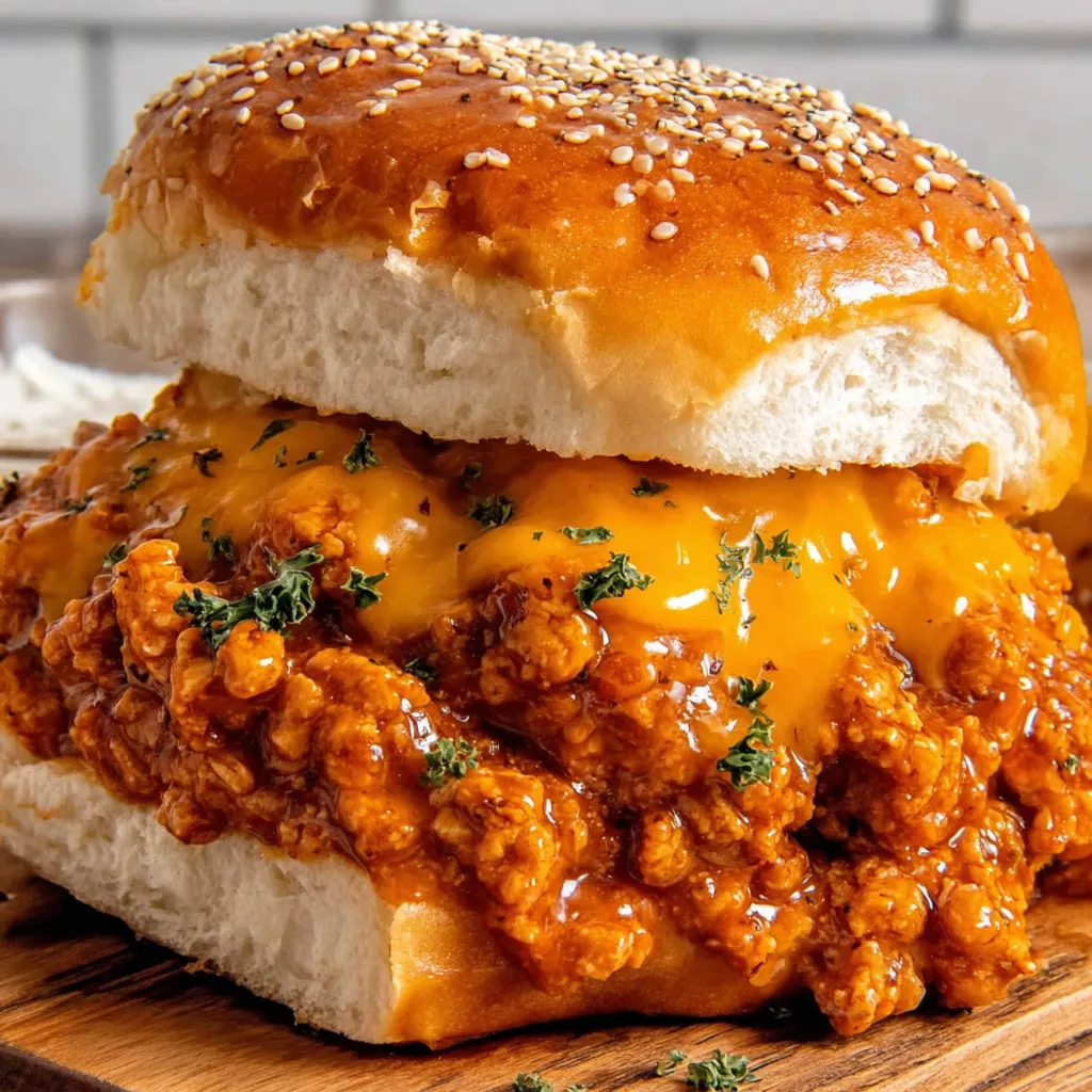 IRRESISTIBLE CAJUN CHICKEN SLOPPY JOES