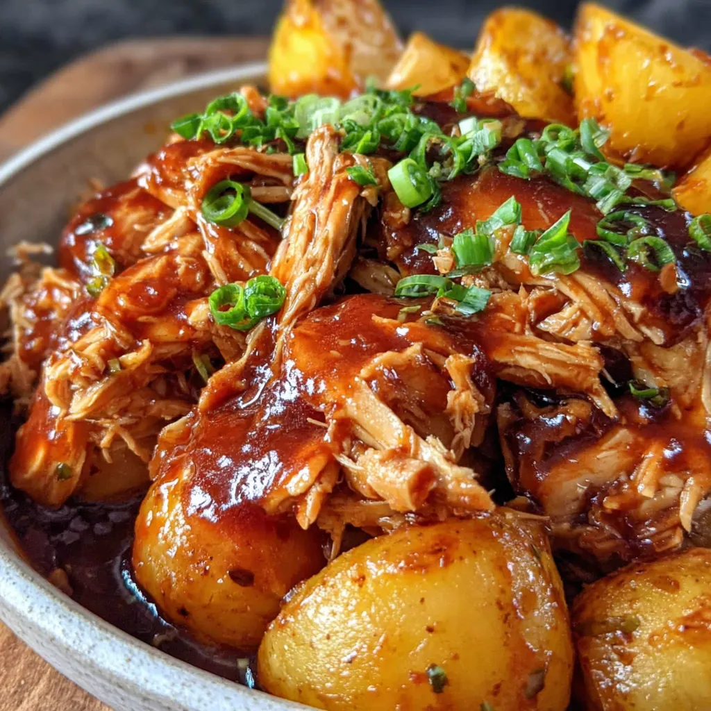 Close-up of juicy Pineapple BBQ Chicken, perfect for a summer barbecue.