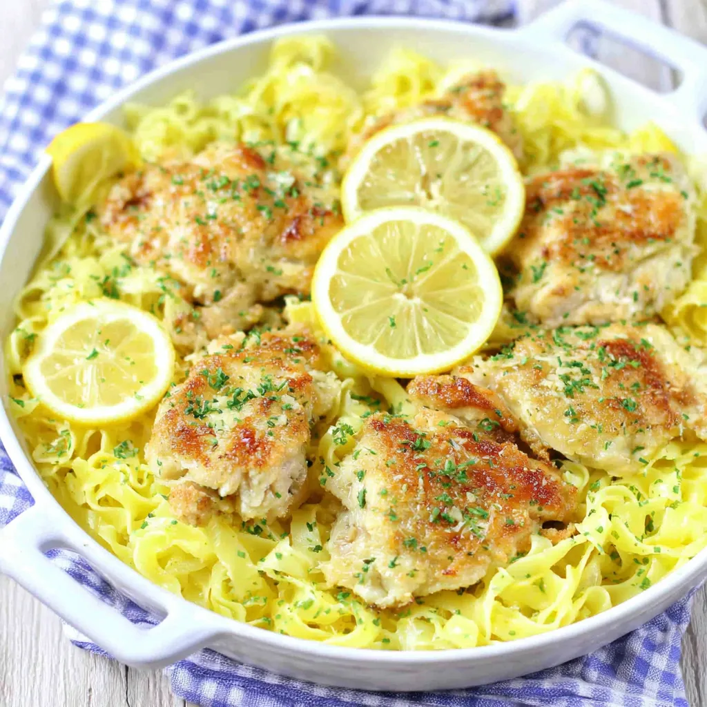 Creamy Baked Chicken Romano, freshly baked and ready to serve, showcasing its creamy sauce and golden-brown crust.