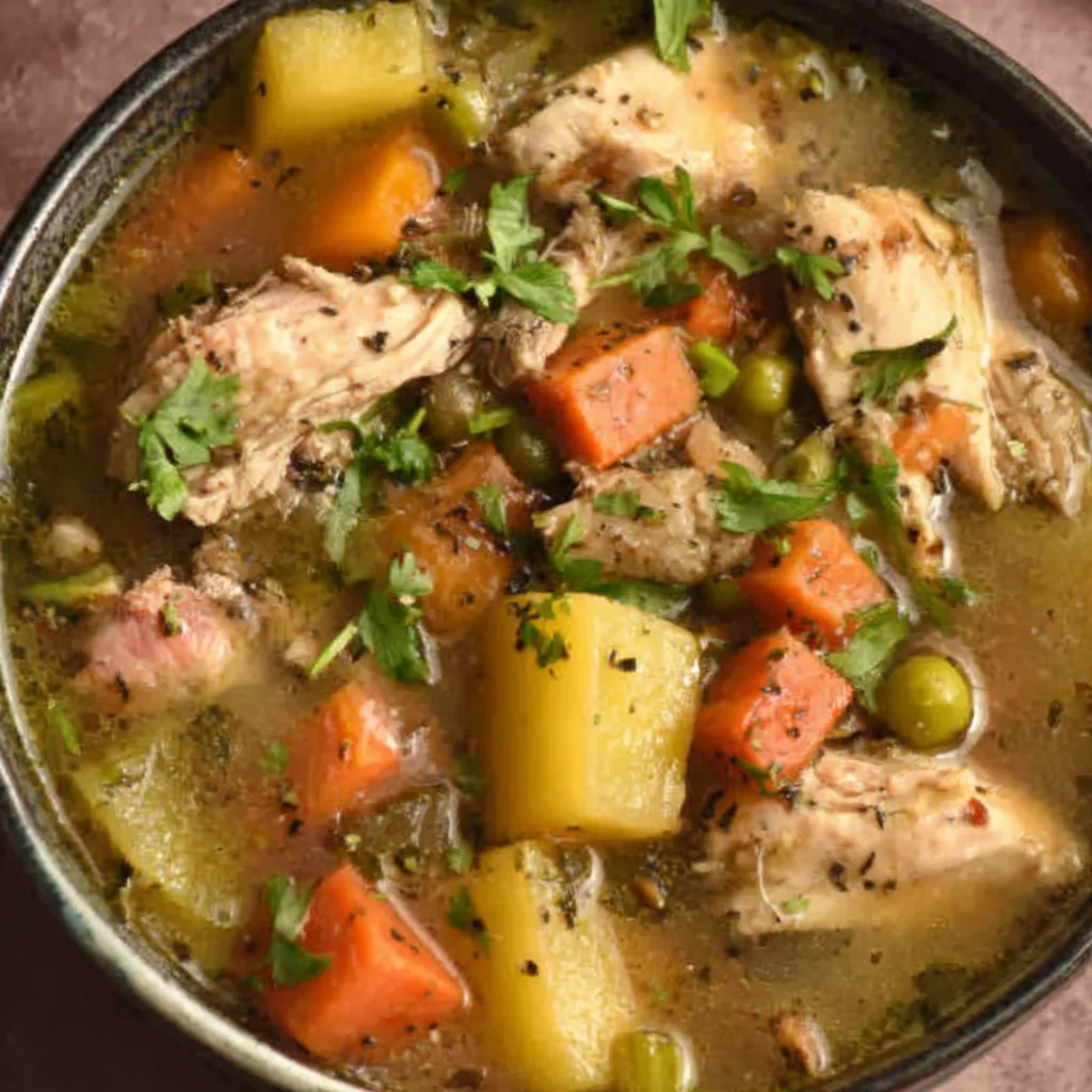 Close-up of delicious Pineapple Chicken Rice, showcasing the vibrant colors and textures of the dish.