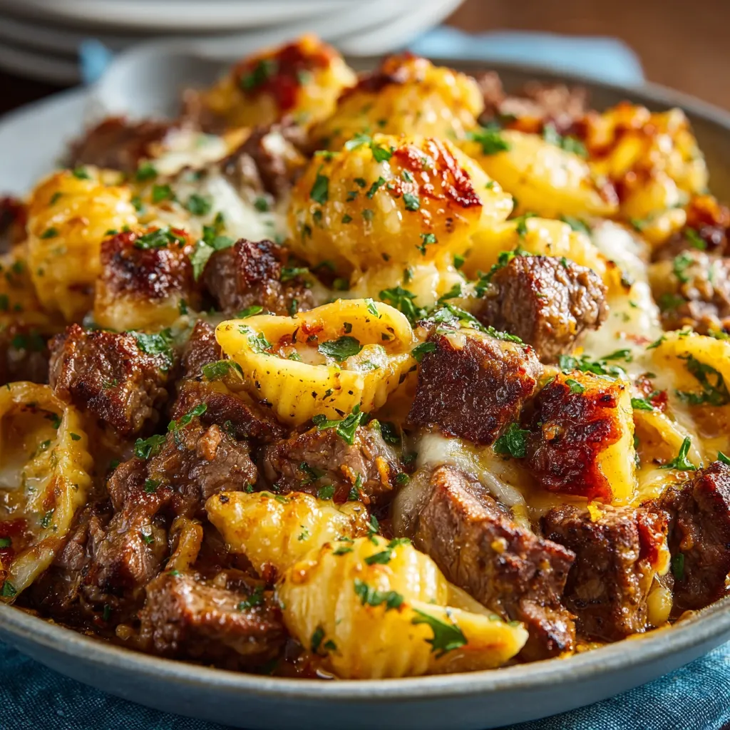 BEST CAJUN STEAK BITES SKILLET