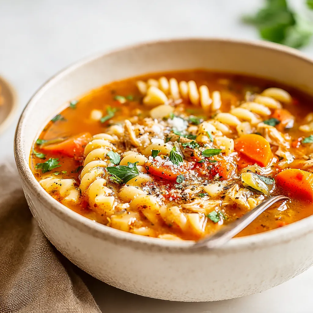 A comforting bowl of homemade Chicken Soup is shown as the featured image for this article.