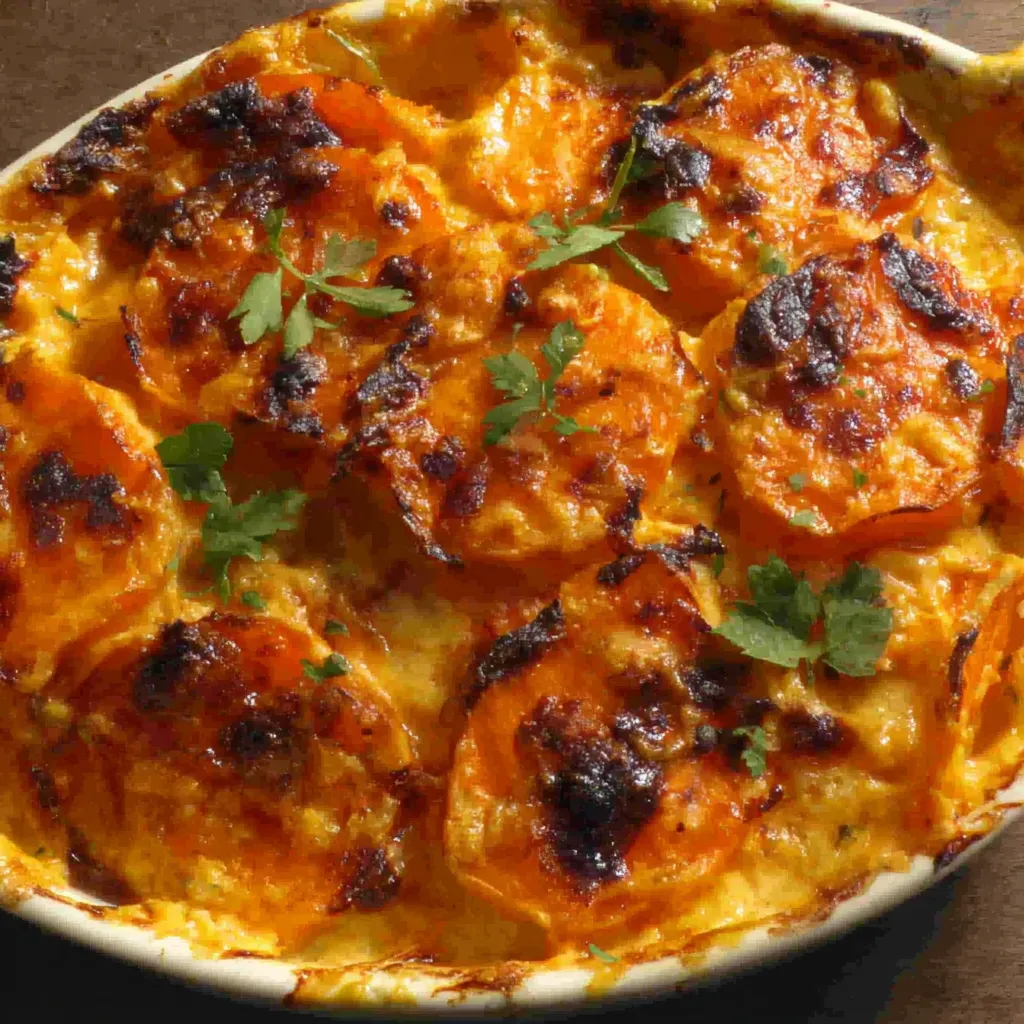 BEST SWEET POTATO SCALLOPED CASSEROLE