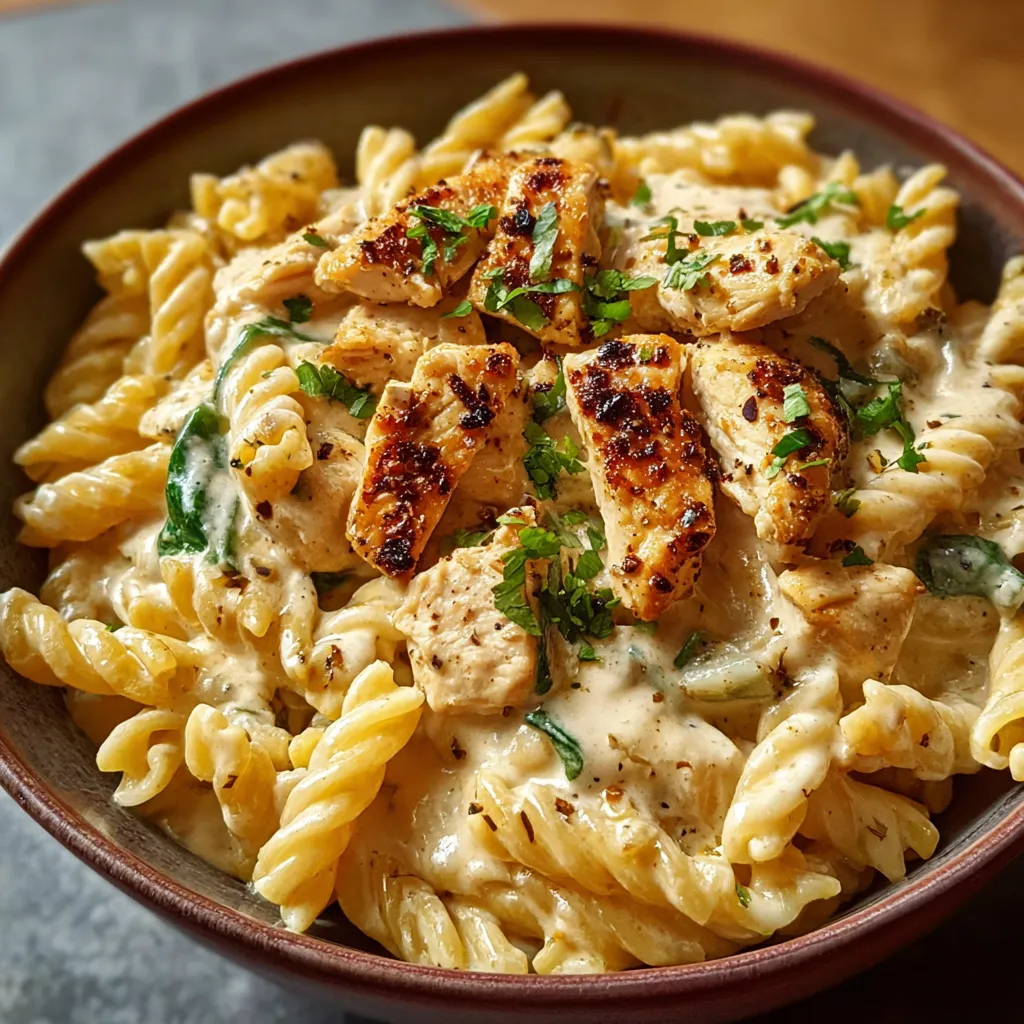 BOURSIN CHICKEN PASTA AMAZING