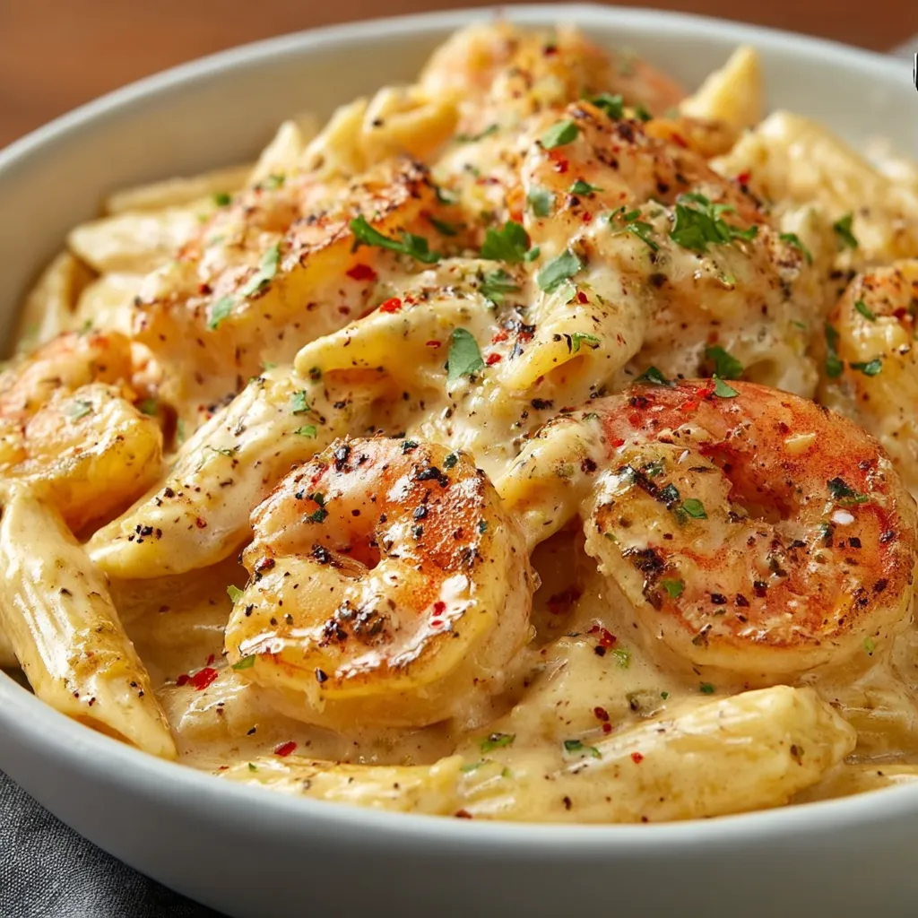 Featured image of a creamy and delicious Cajun Shrimp Crab Pasta dish, showcasing its vibrant colors and tempting ingredients.
