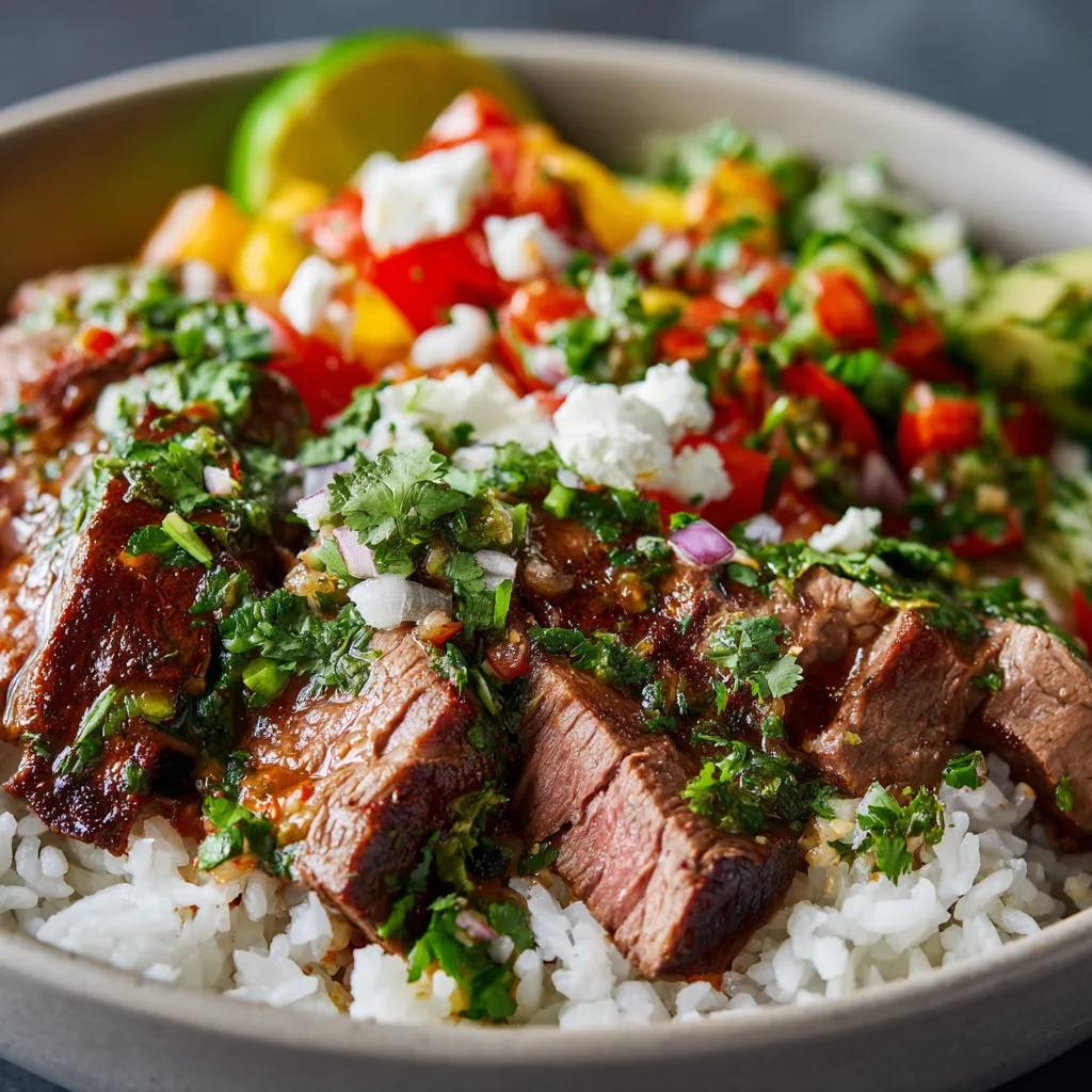 CILANTRO LIME STEAK BOWLS EASY