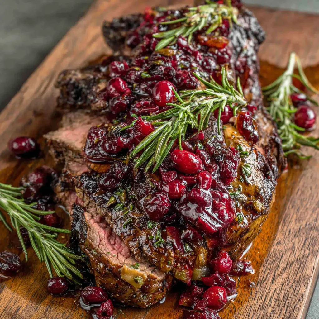CRANBERRY ROAST BEEF AMAZING RECIPE