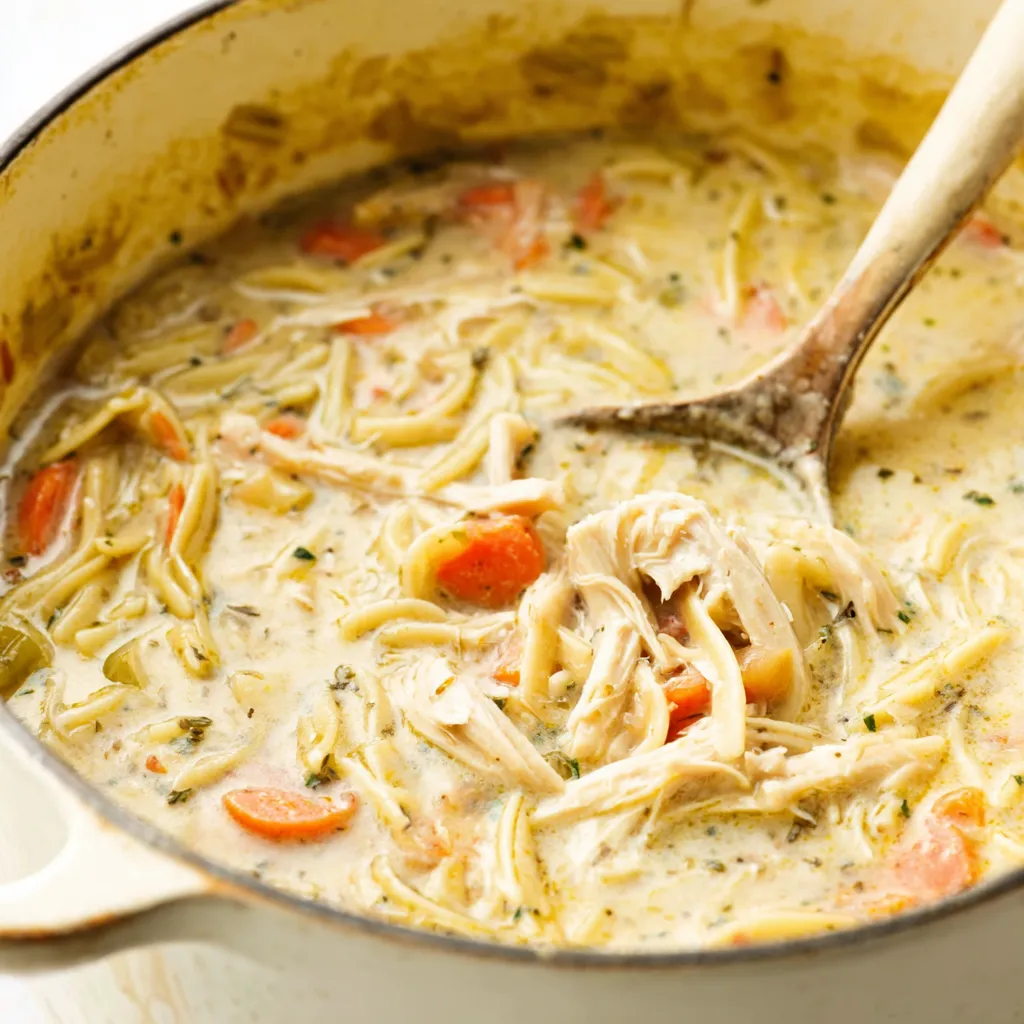 CREAMY CHICKEN PASTA SOUP ULTIMATE
