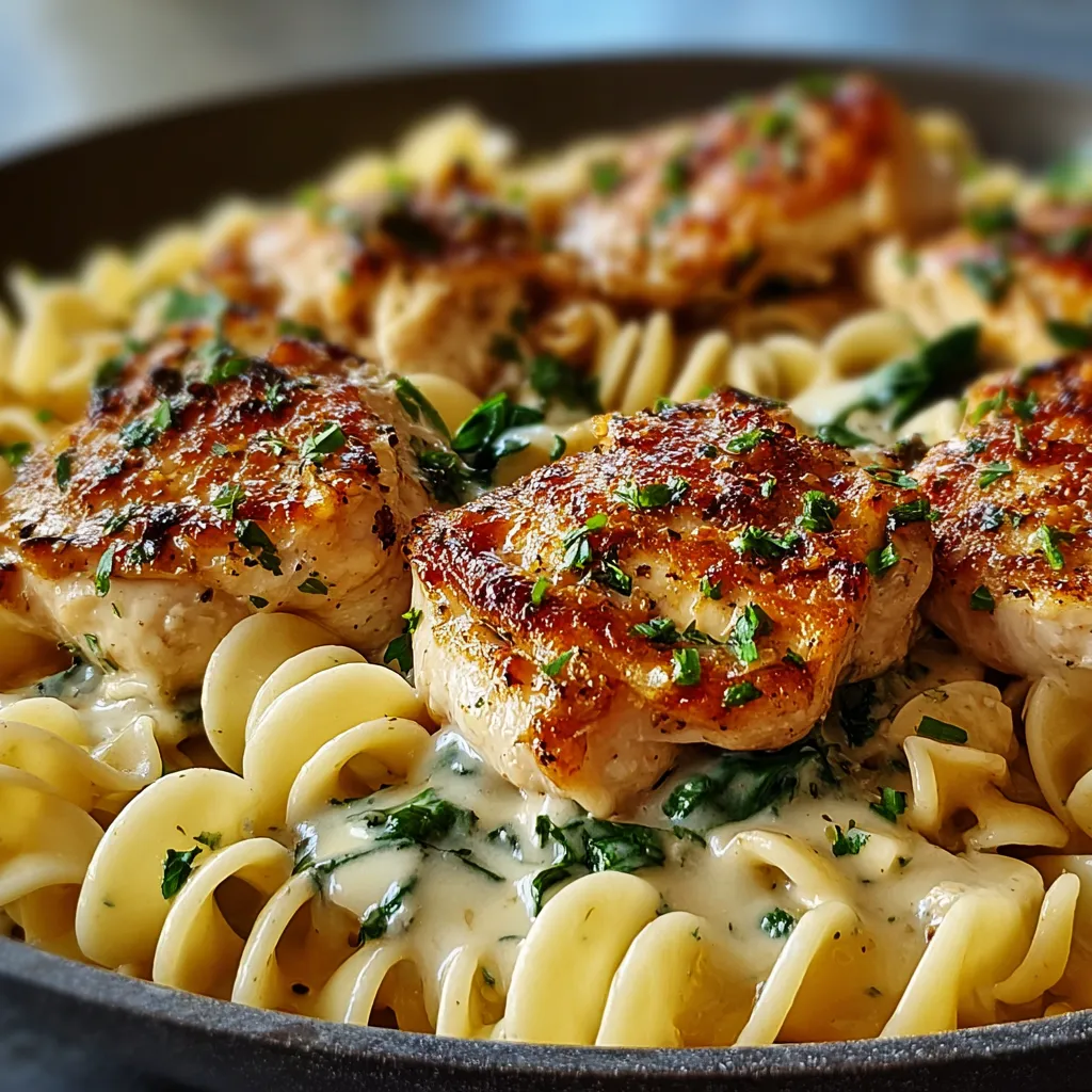 EASY ONE-PAN CHICKEN WITH BUTTERED NOODLES