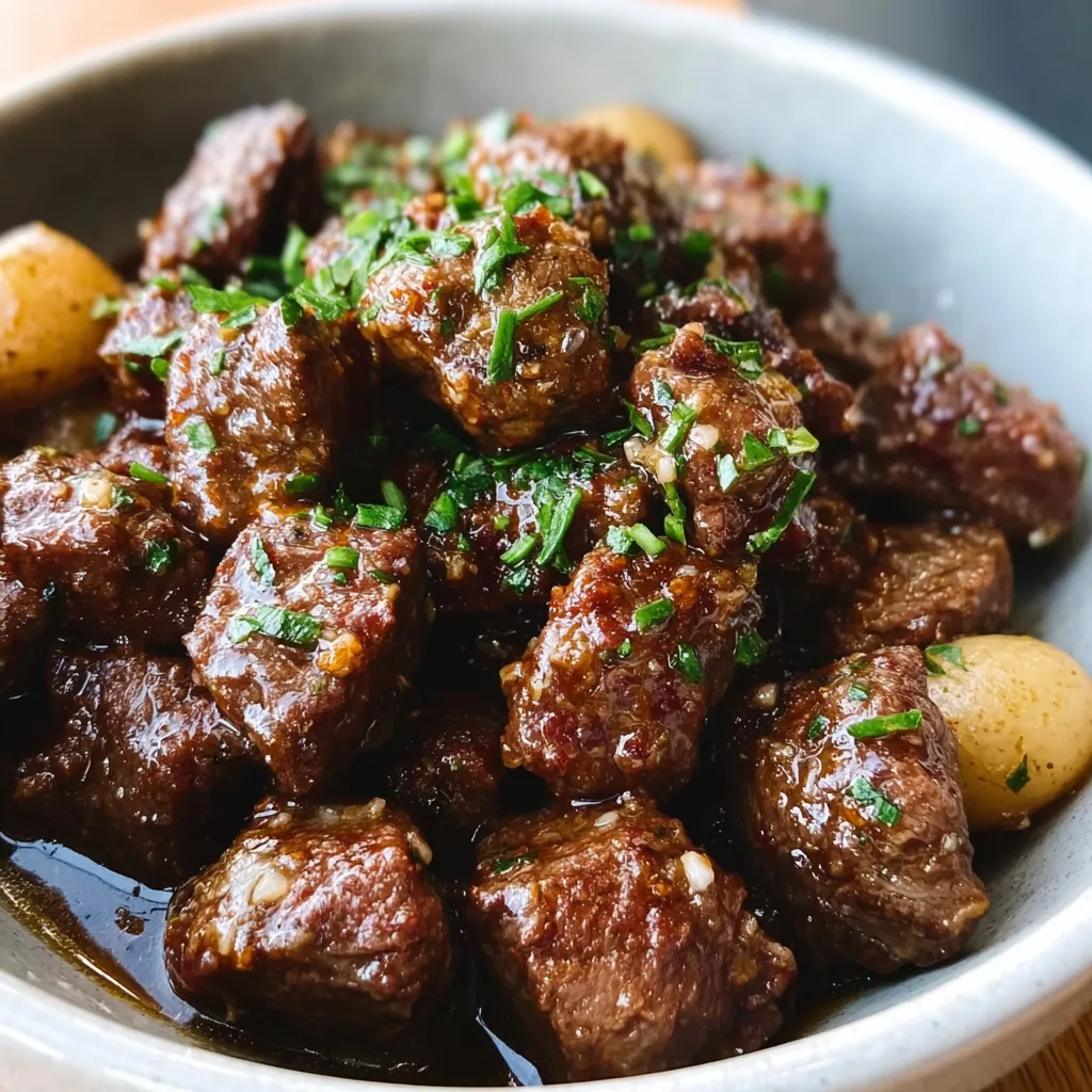 HIGH PROTEIN SLOW COOKER BEEF BITES IRRESISTIBLE
