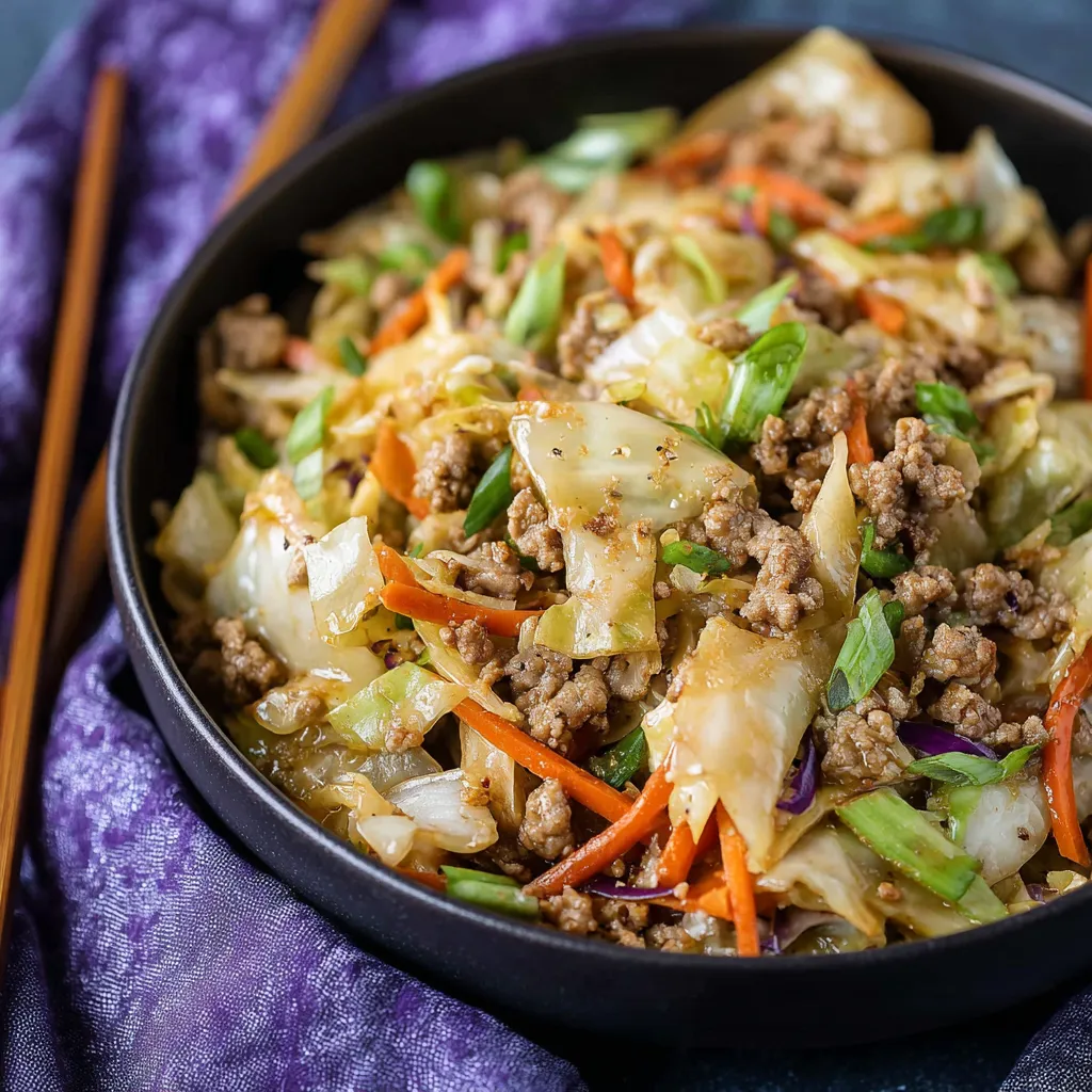 IRRESISTIBLE EGG ROLL IN A BOWL