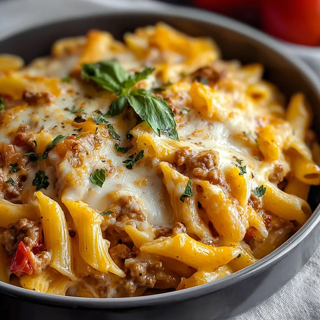 Creamy Tuscan Chicken Pasta dish served as a featured image.