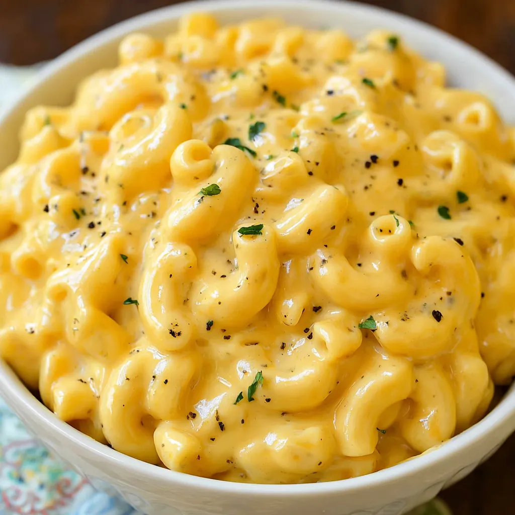 Creamy Mac And Cheese, a classic comfort food, served as the featured image for this article.