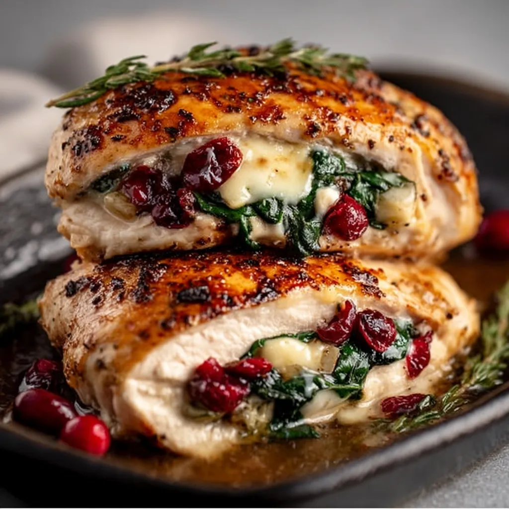 Alt text for second content image about Cranberry Brie Stuffed Chicken