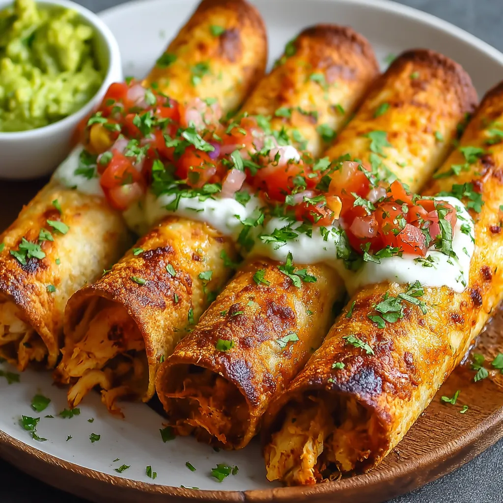 AMAZING CHICKEN TAQUITOS RECIPE