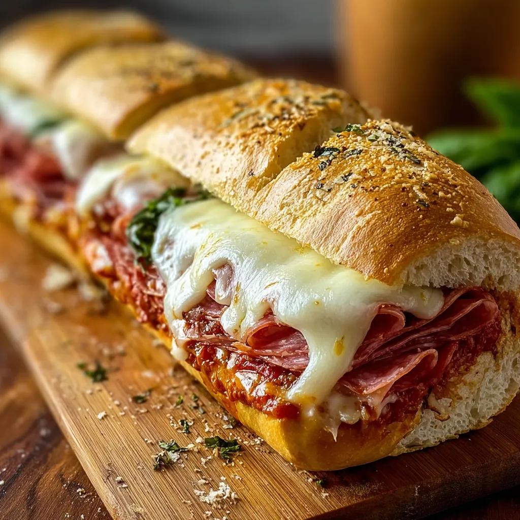 BEST BAKED ITALIAN SUB SANDWICH