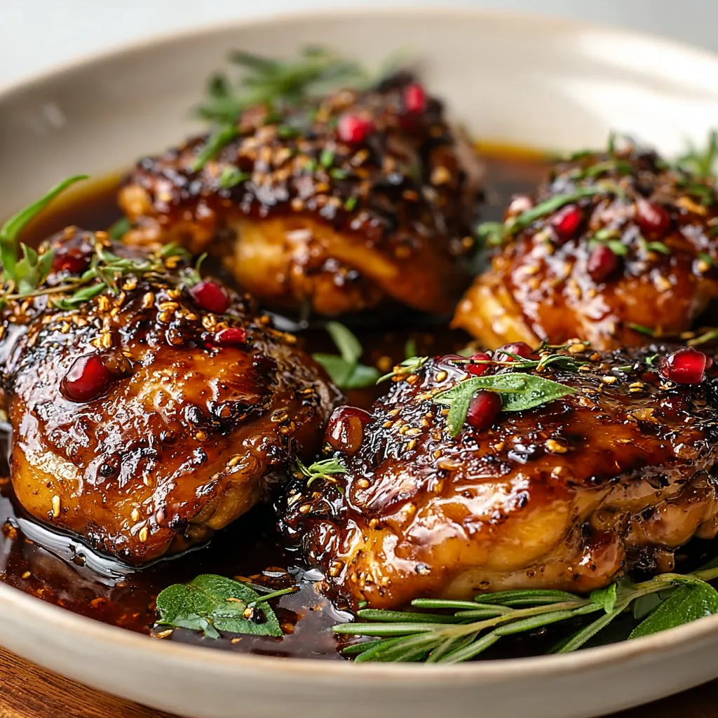 BEST BALSAMIC FIG GLAZED CHICKEN THIGHS