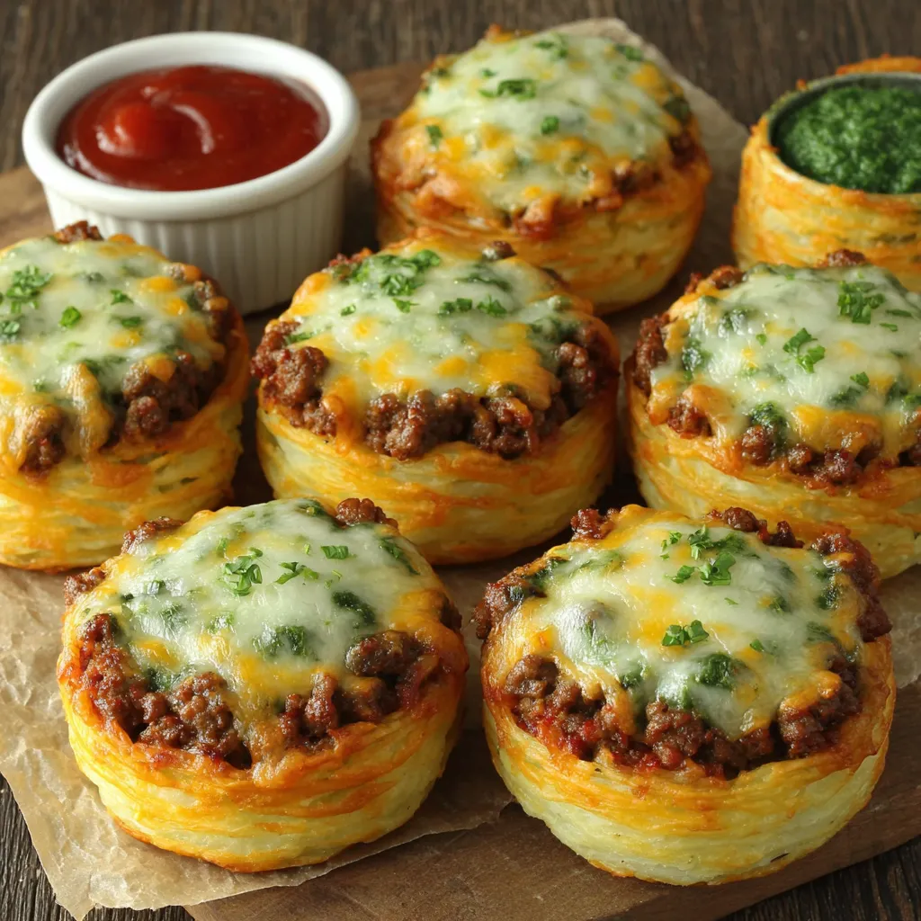 BEST STUFFED MASHED POTATO NESTS