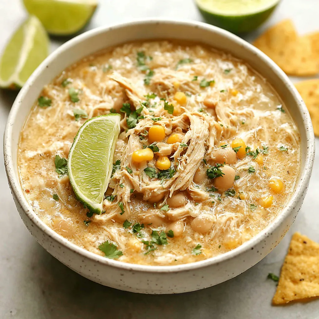 BEST WHITE CHICKEN CHILI EVER