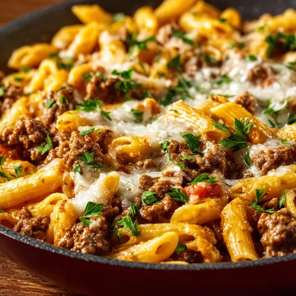 EASY BEEF PASTA RECIPE