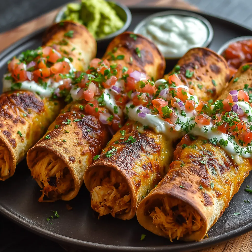 EASY CHICKEN TAQUITOS RECIPE