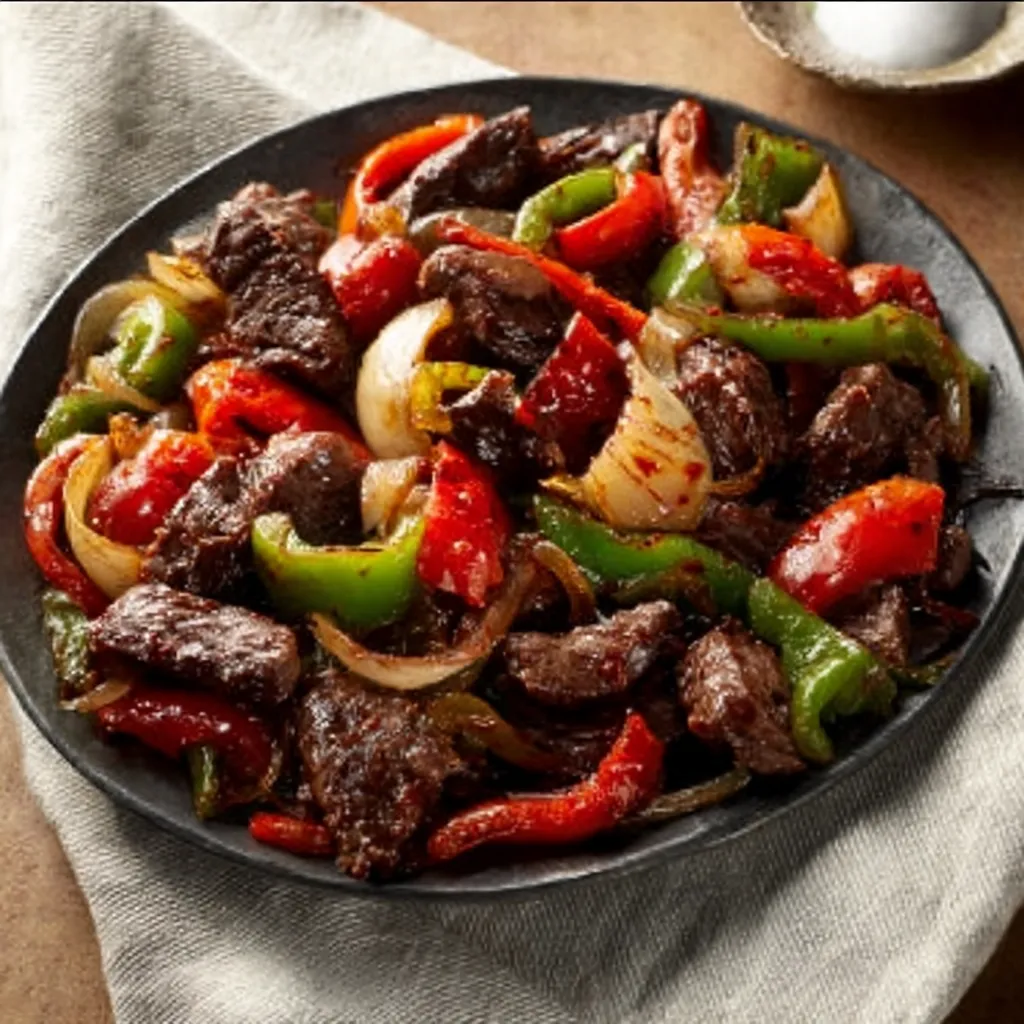 EASY CHINESE PEPPER STEAK