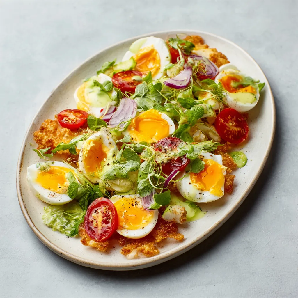 EASY EGG SALAD WITH BACON