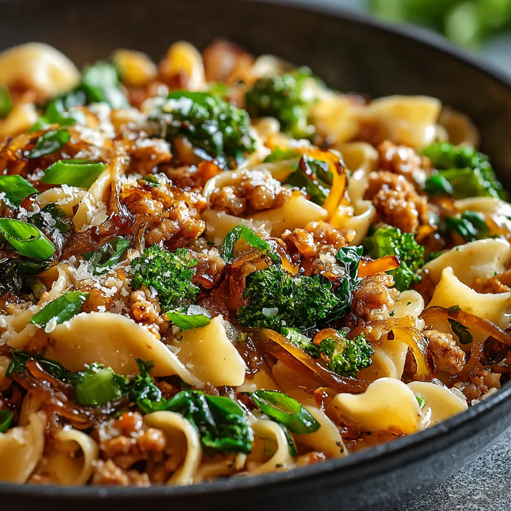 EASY FRENCH ONION PASTA