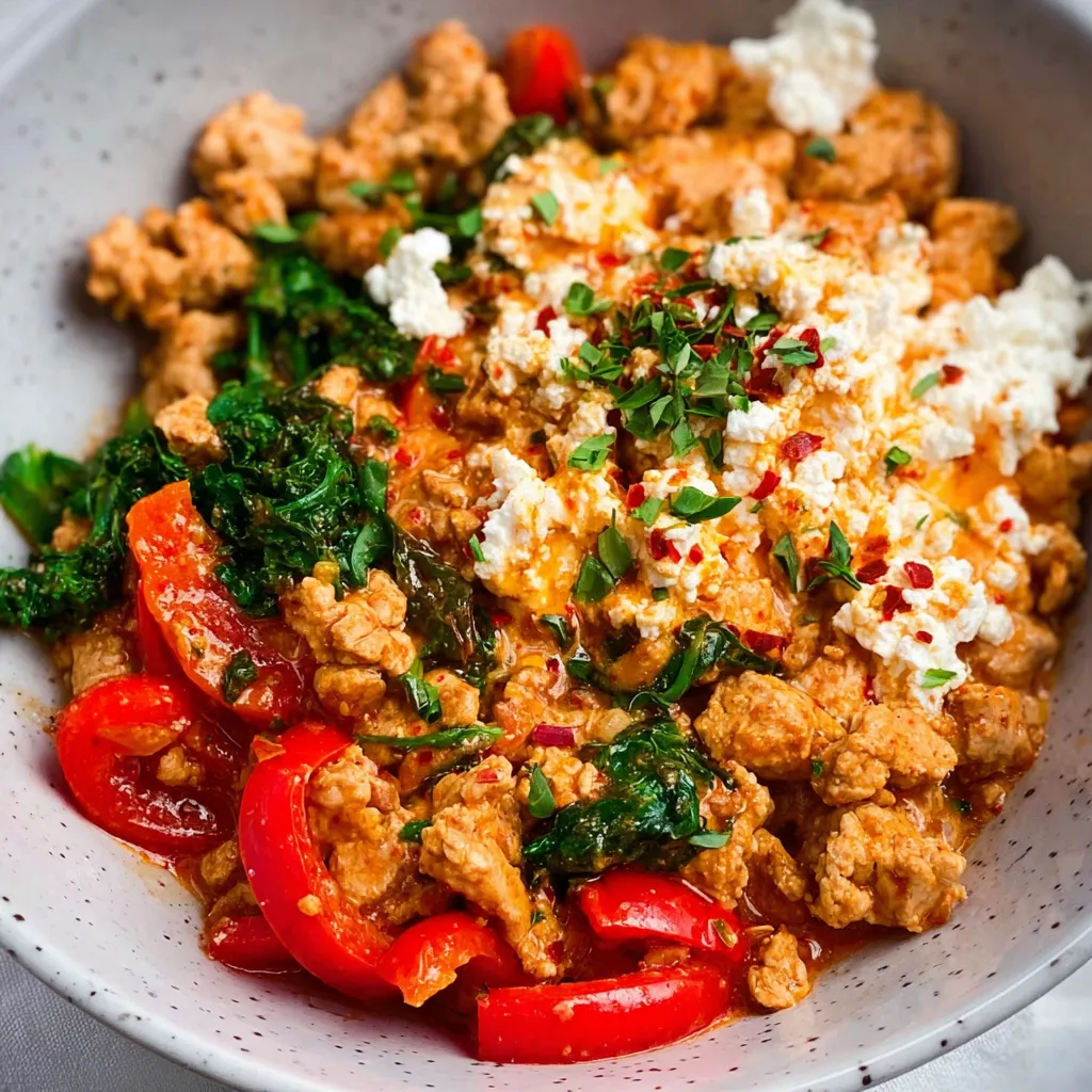 GROUND TURKEY COTTAGE CHEESE DINNER EASY