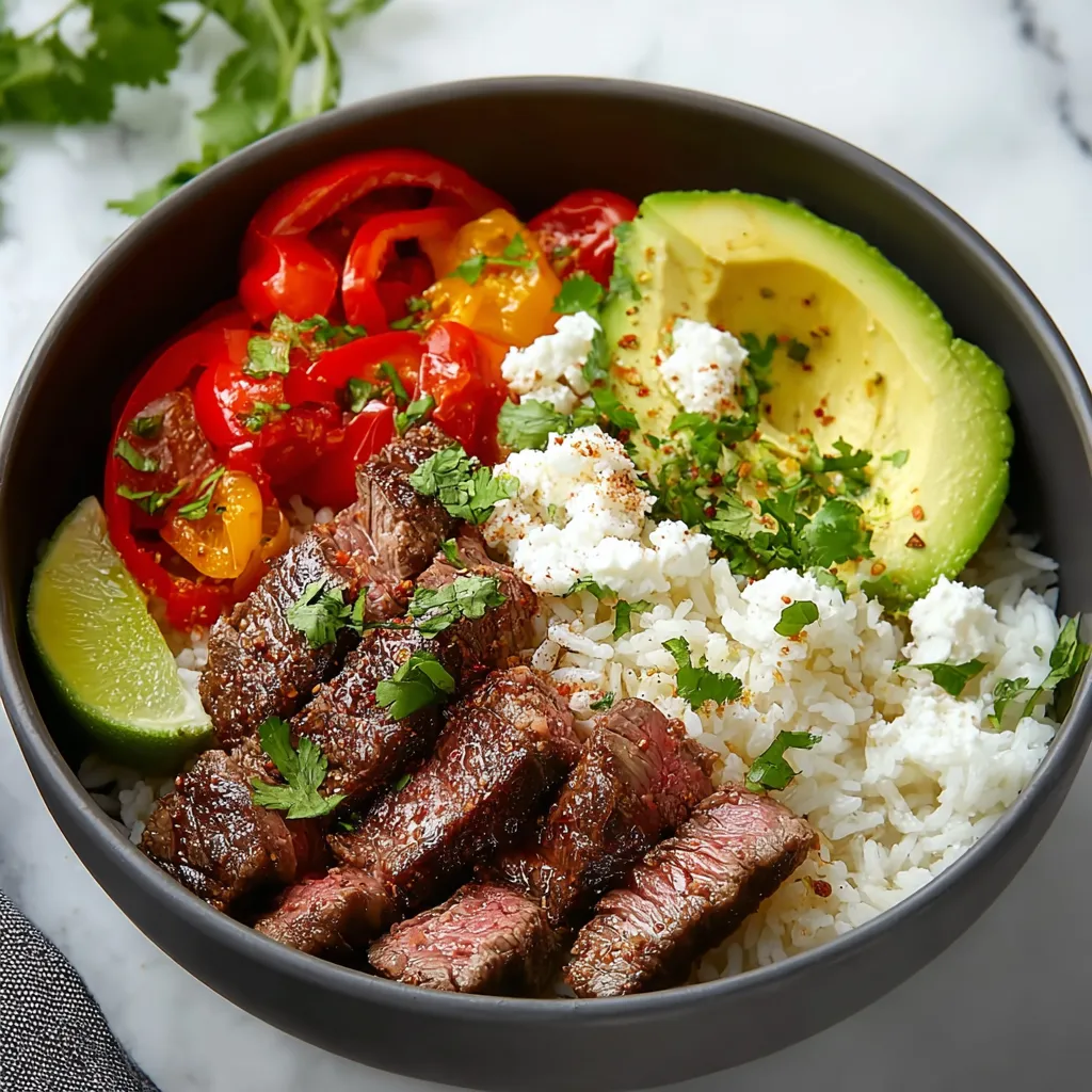 PERFECT STEAK FAJITA BOWL