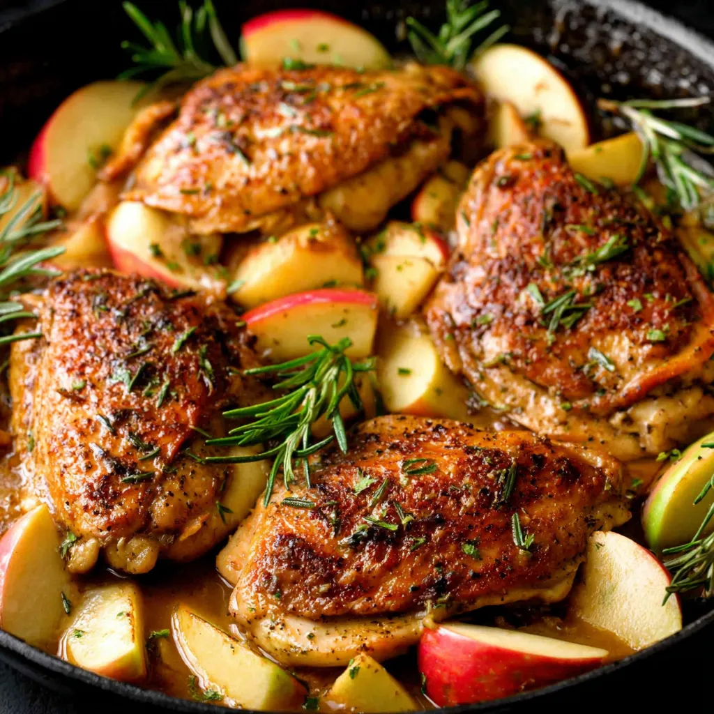 Rosemary Apple Cider Chicken featured image showcasing the delicious dish.