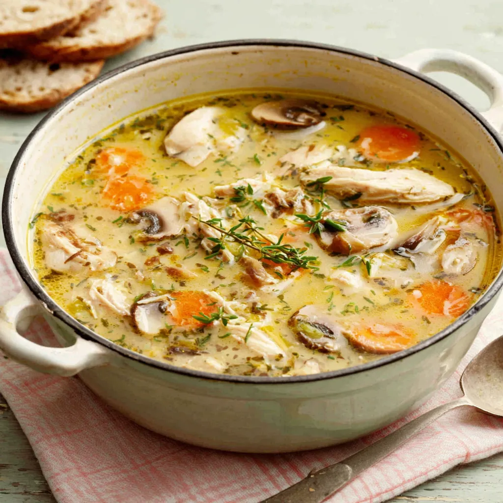 ULTIMATE CHICKEN MUSHROOM SOUP